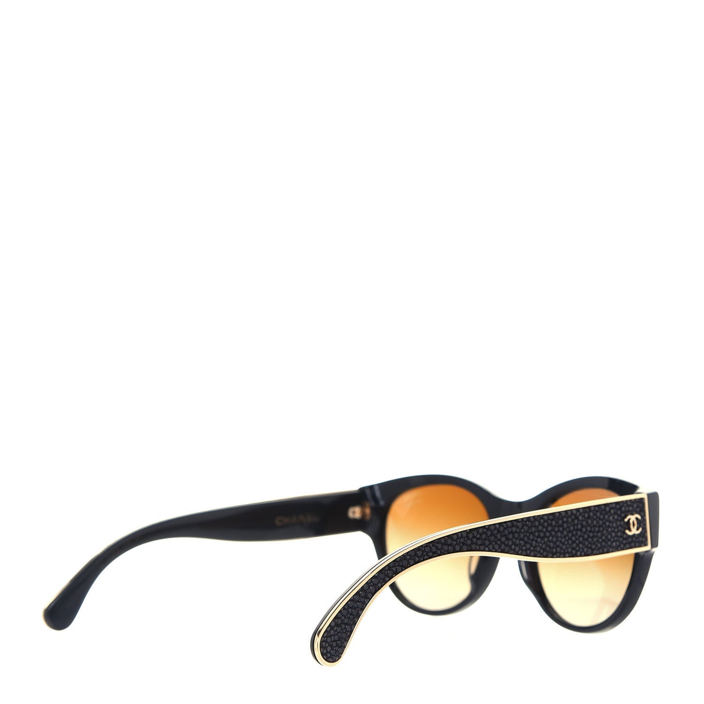 Crystal CC Polarized Stingray Sunglasses 5273-Q Black