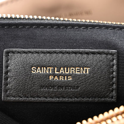 Saint Laurent Calfskin Y Quilted Monogram Medium Loulou Chain Satchel Dark Beige 6 of 10