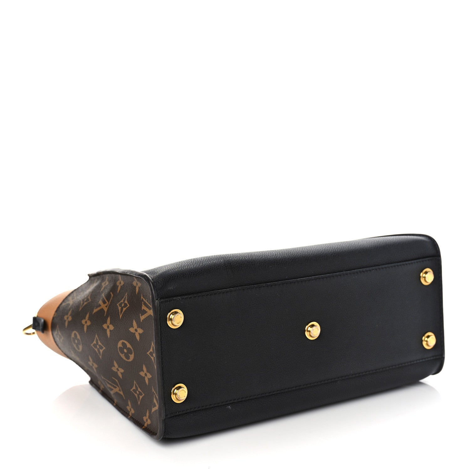 Louis Vuitton Calfskin Monogram On My Side Black 4 of 13