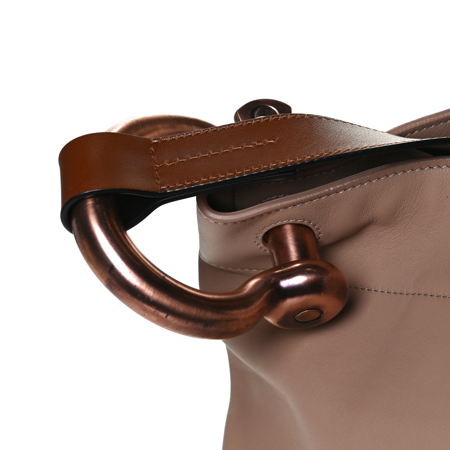 Tom Ford Calfskin Fisherman Hook Drawstring Hobo Bag Blush Nude 11 of 14