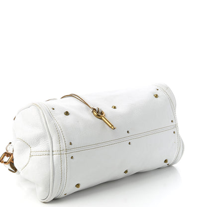 Chloe Calfskin Medium Paddington Satchel White 4 of 14