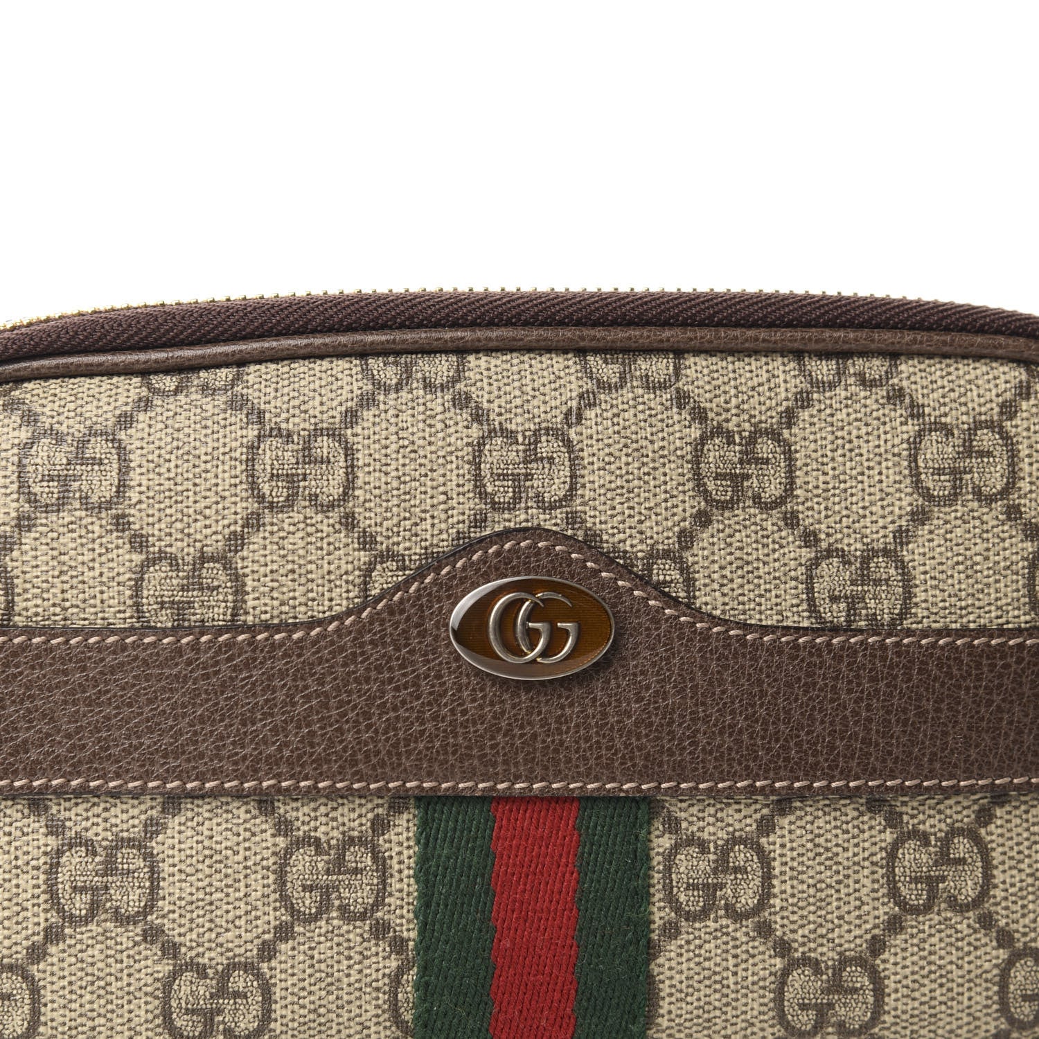 Gucci GG Supreme Monogram Ophidia Belted iPhone Case 65 26 Dark Brown 11 of 11