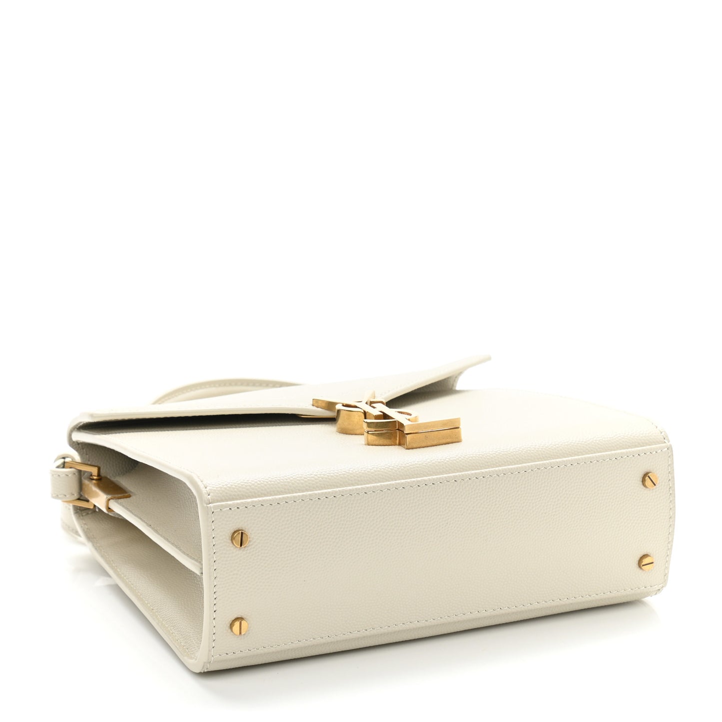 Grain de Poudre Mini Classic Monogram Cassandra Top Handle Vintage White