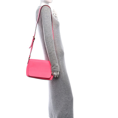 Burberry Calfskin Smooth Grain Small Burleigh Crossbody Bag Neon Pink 2 of 13