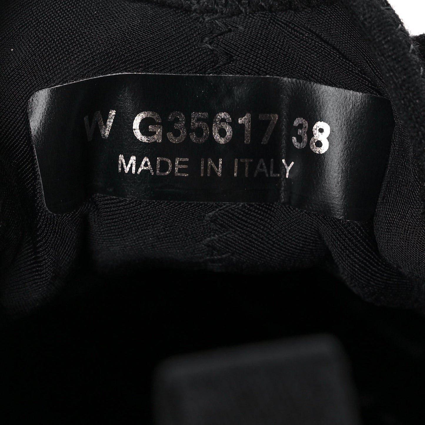 Velvet Calfskin Mixed Fibers CC Sneakers 38 Black