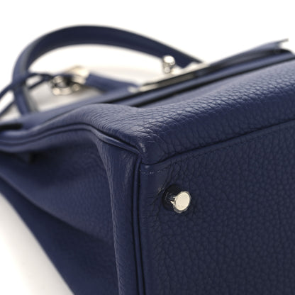 Hermes Togo Kelly Retourne 28 Bleu Encre 9 of 12