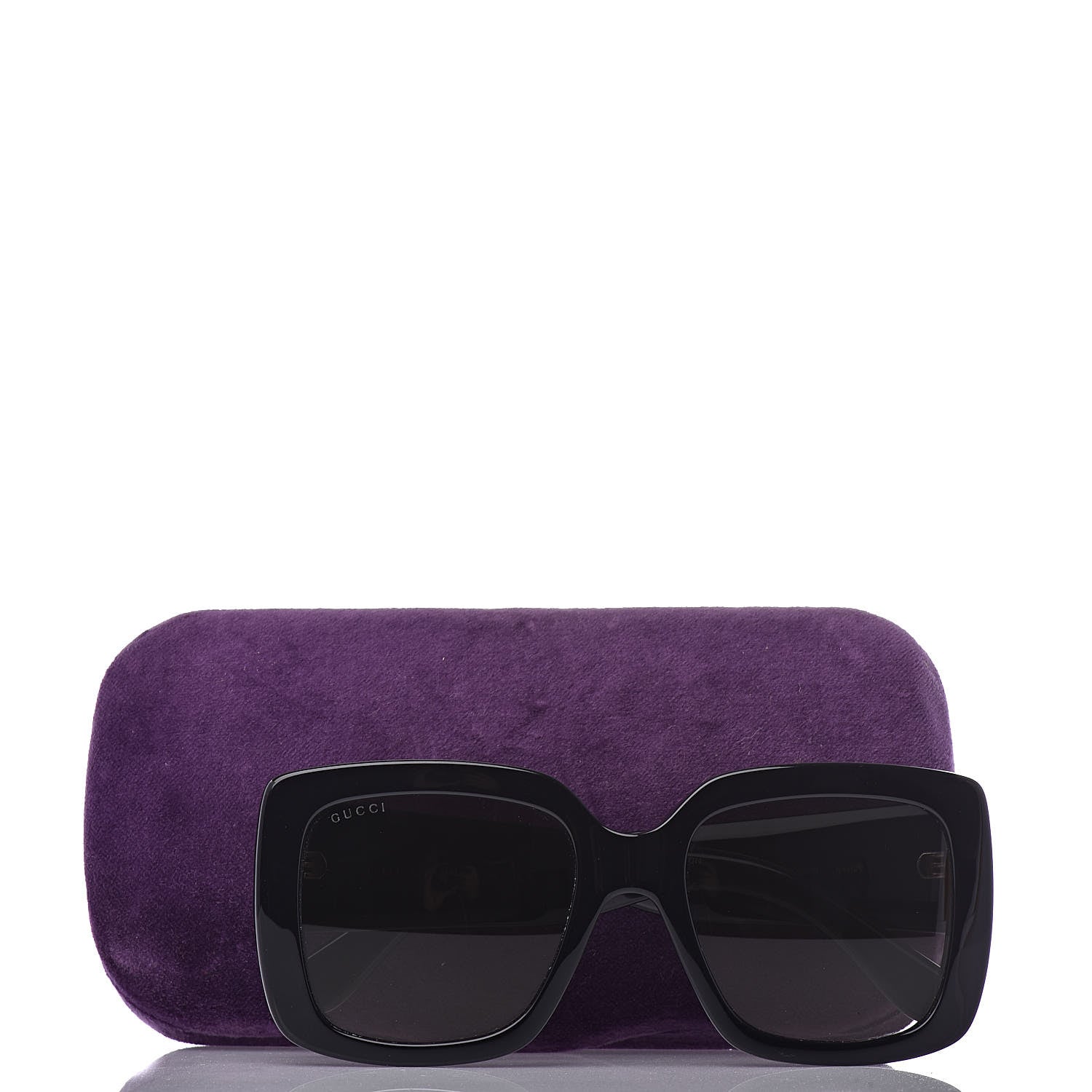Gucci Acetate Square Frame Sunglasses GG0141S Black 8 of 8