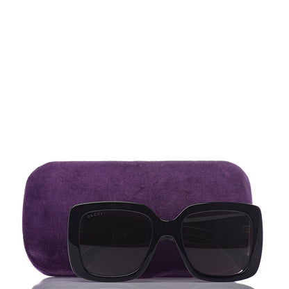Gucci Acetate Square Frame Sunglasses GG0141S Black 8 of 8