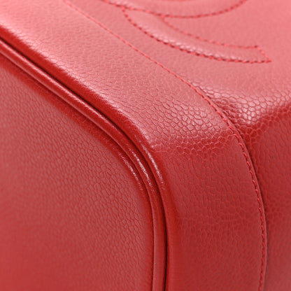 Chanel Caviar Vanity Cosmetic Case Red 11 of 19