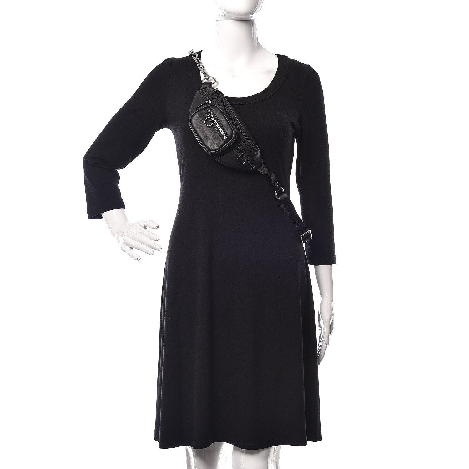 Alexander Wang Lambskin Attica Mini Belt Bag Black 2 of 9