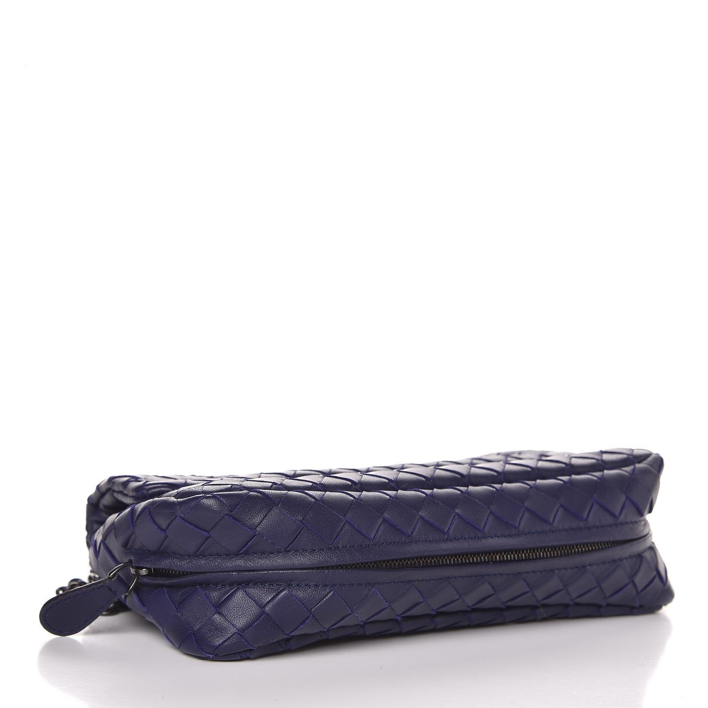 Nappa Intrecciato Small Chain Crossbody Atlantic