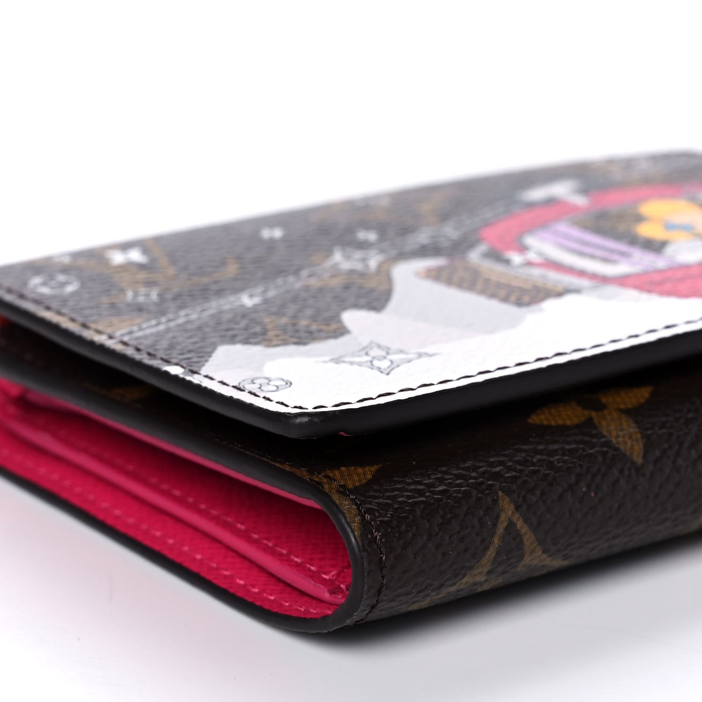 Monogram 2019 Christmas Animation Victorine Wallet Fuchsia
