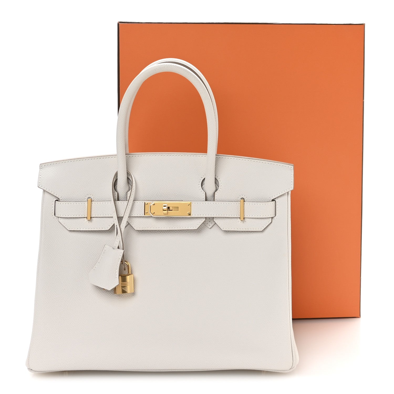 Hermes Epsom Birkin 30 Gris Pale 11 of 11