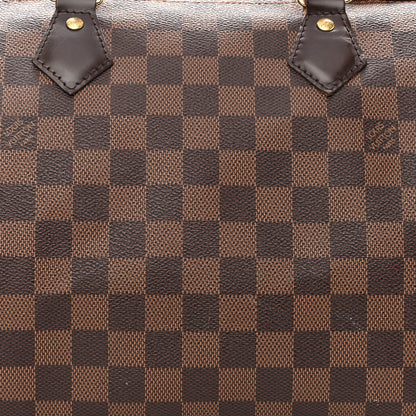Louis Vuitton Damier Ebene Speedy 30 7 of 9