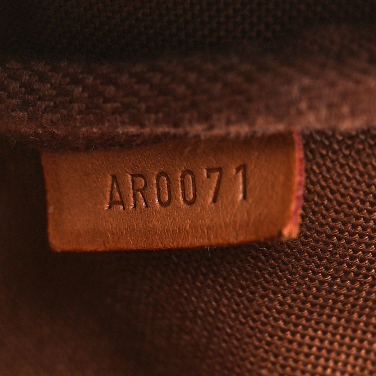 Monogram Graffiti Pochette Accessories Peach