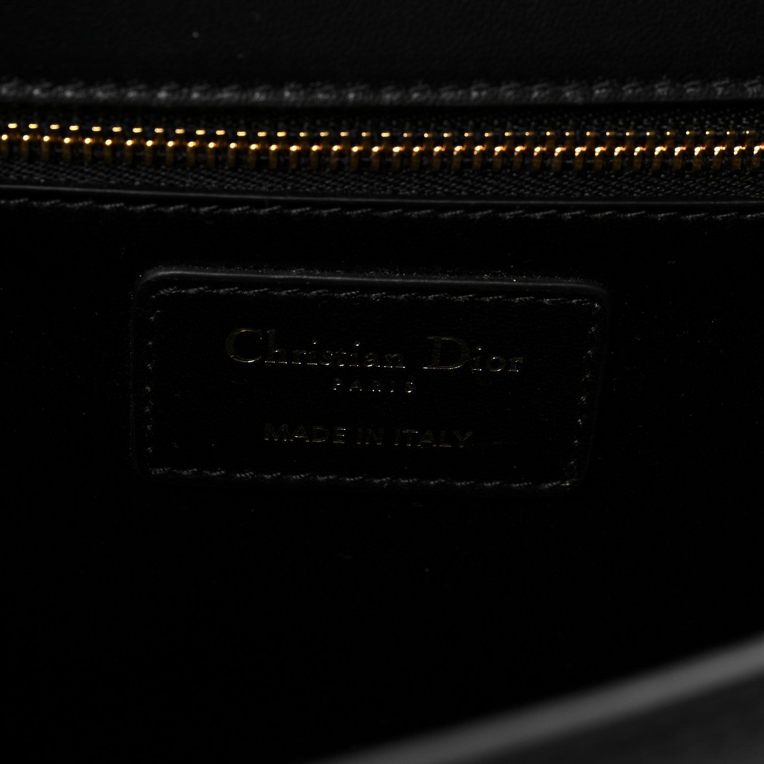 Christian Dior Shiny Crinkled Lambskin 30 Montaigne Flap Bag Black 5 of 7