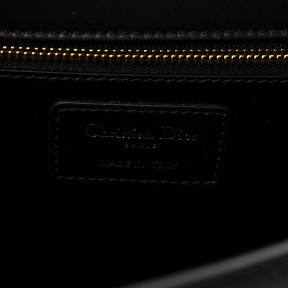 Christian Dior Shiny Crinkled Lambskin 30 Montaigne Flap Bag Black 5 of 7