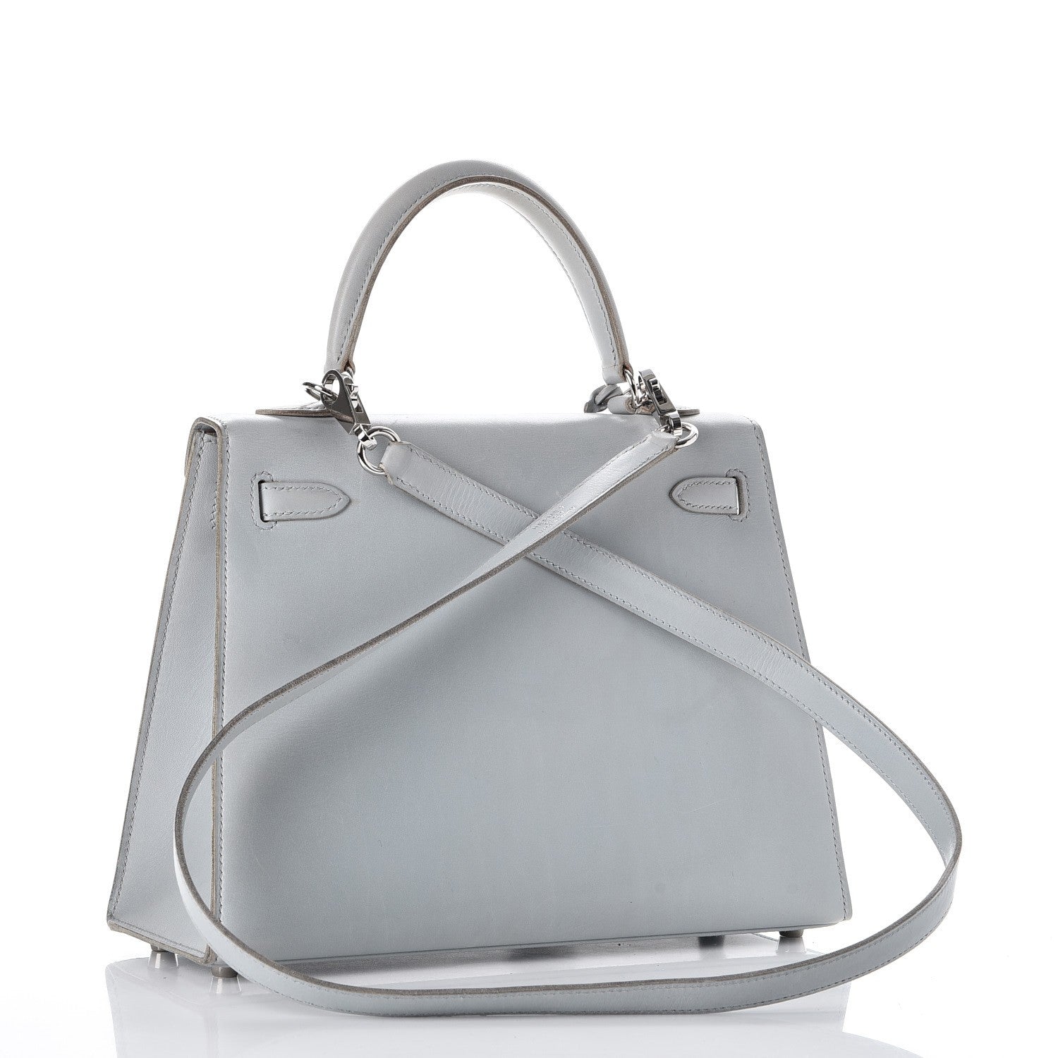Hermes Box Nepal Kelly Sellier 25 Bleu Arctic 4 of 44