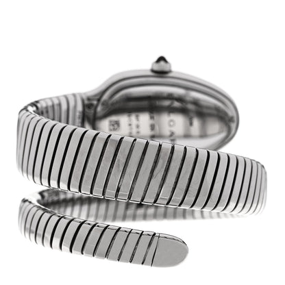 Bulgari Stainless Steel 35mm Serpenti Tubogas Quartz Watch Black 3 of 5