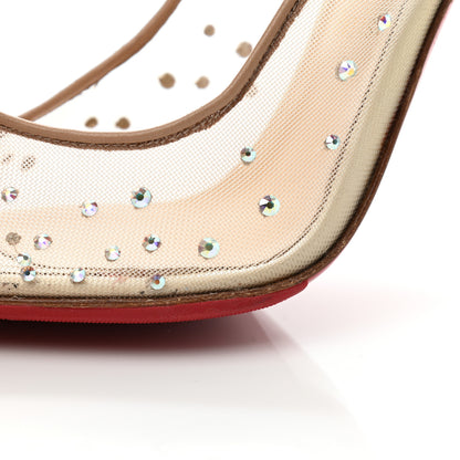 Christian Louboutin Patent Crystal Strass Follies 100 Pumps 41 8 of 10