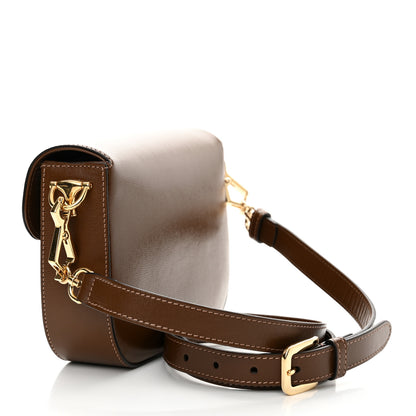 Gucci Azalea Calfskin Web Mini Horsebit 1955 Shoulder Bag Brown Sugar 3 of 14