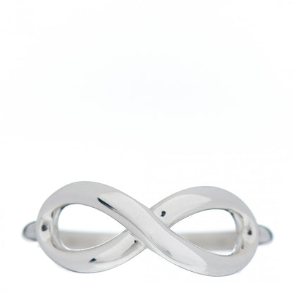 Tiffany Sterling Silver Infinity Ring 56 7.5 1 of 4