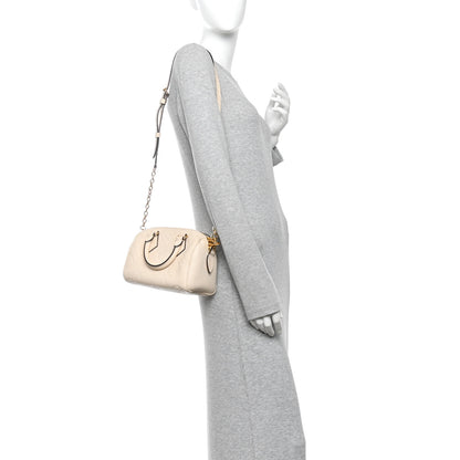 Louis Vuitton Empreinte Monogram Giant Speedy Bandouliere 20 Creme 2 of 9
