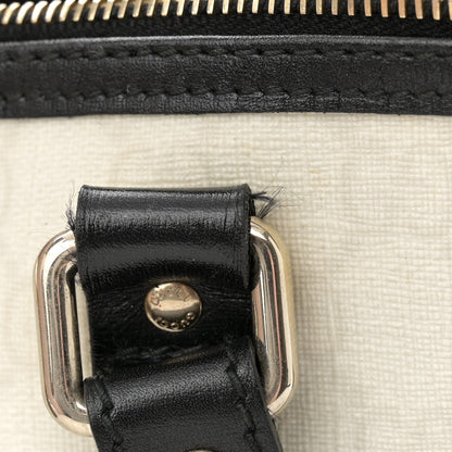 Gucci GG Plus Monogram Medium Joy Boston White Black 12 of 14