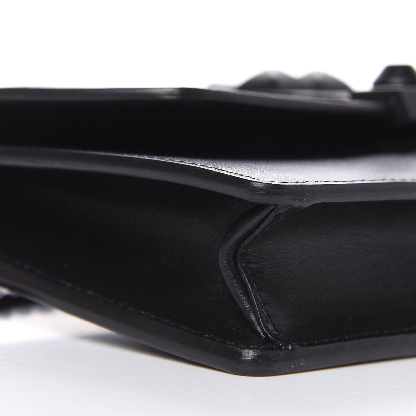 City Calfskin Studded Mini Elektra Crossbody Bag Black