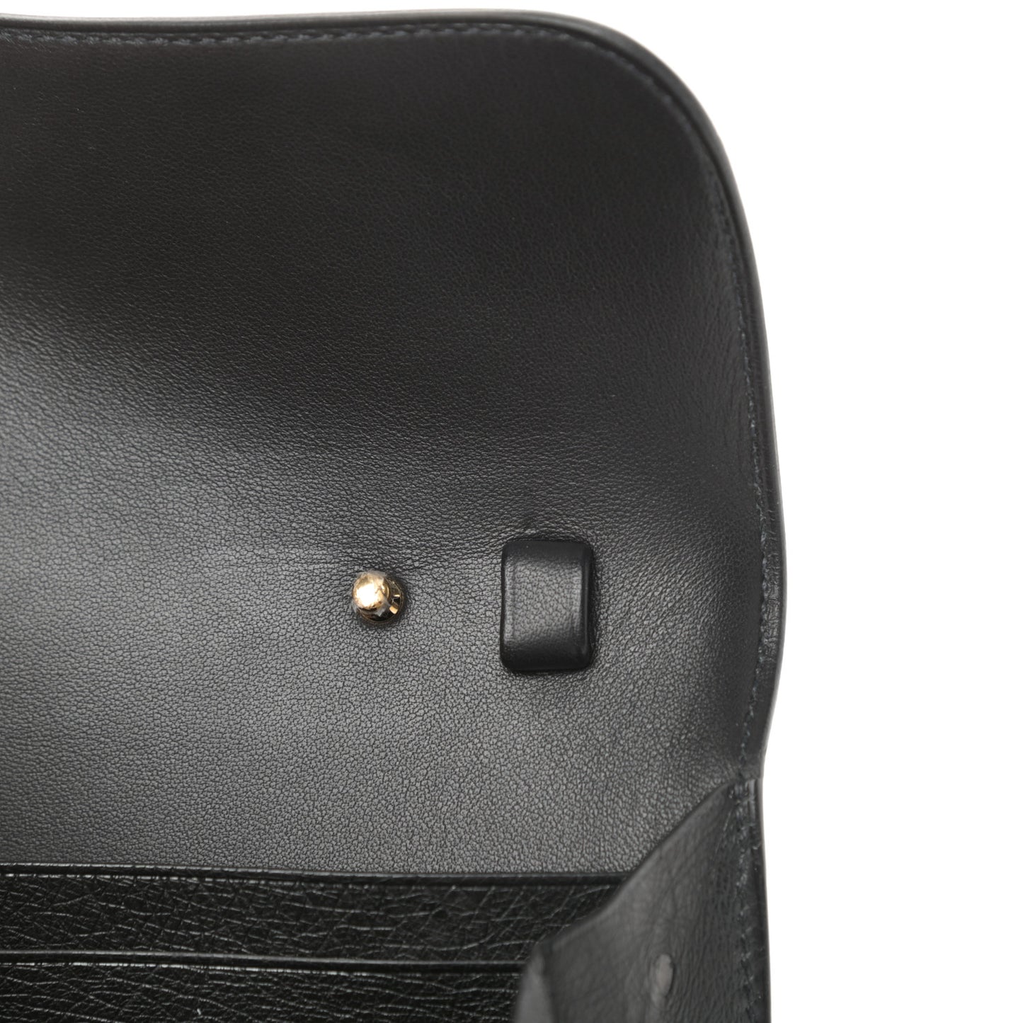 Ostrich Constance Long Wallet To Go Black