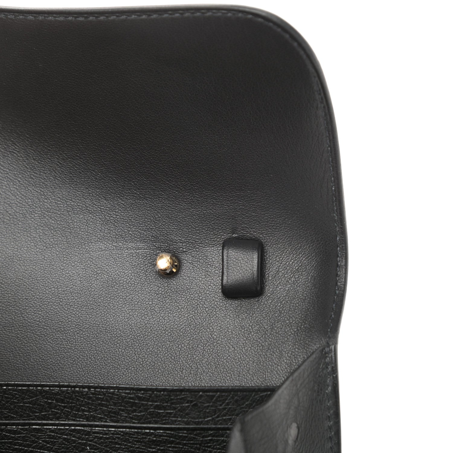 Hermes Ostrich Constance Long Wallet To Go Black 12 of 13