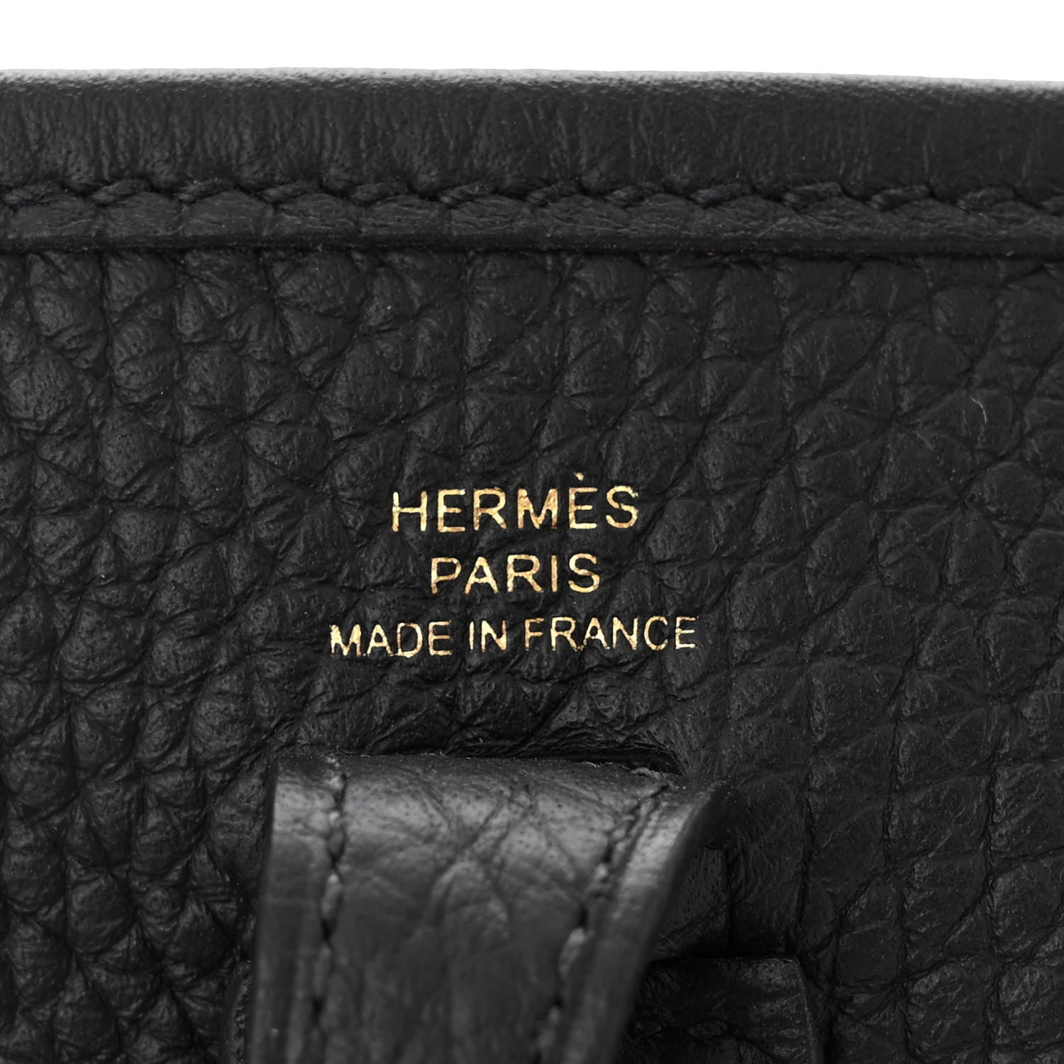 Hermes Taurillon Clemence Evelyne TPM Black 6 of 11