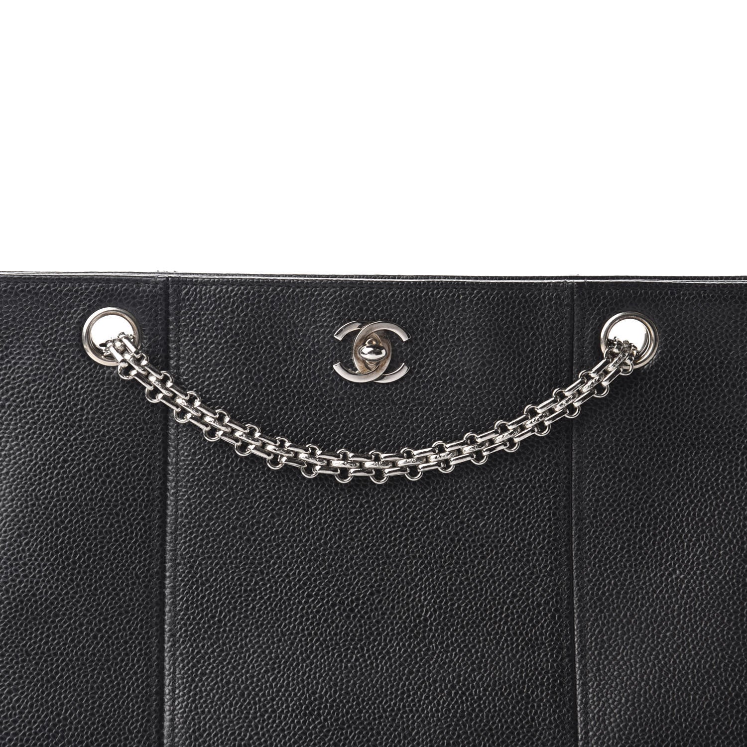 Chanel Grained Calfskin Bijoux Chain Shoulder Bag Black 19 of 19