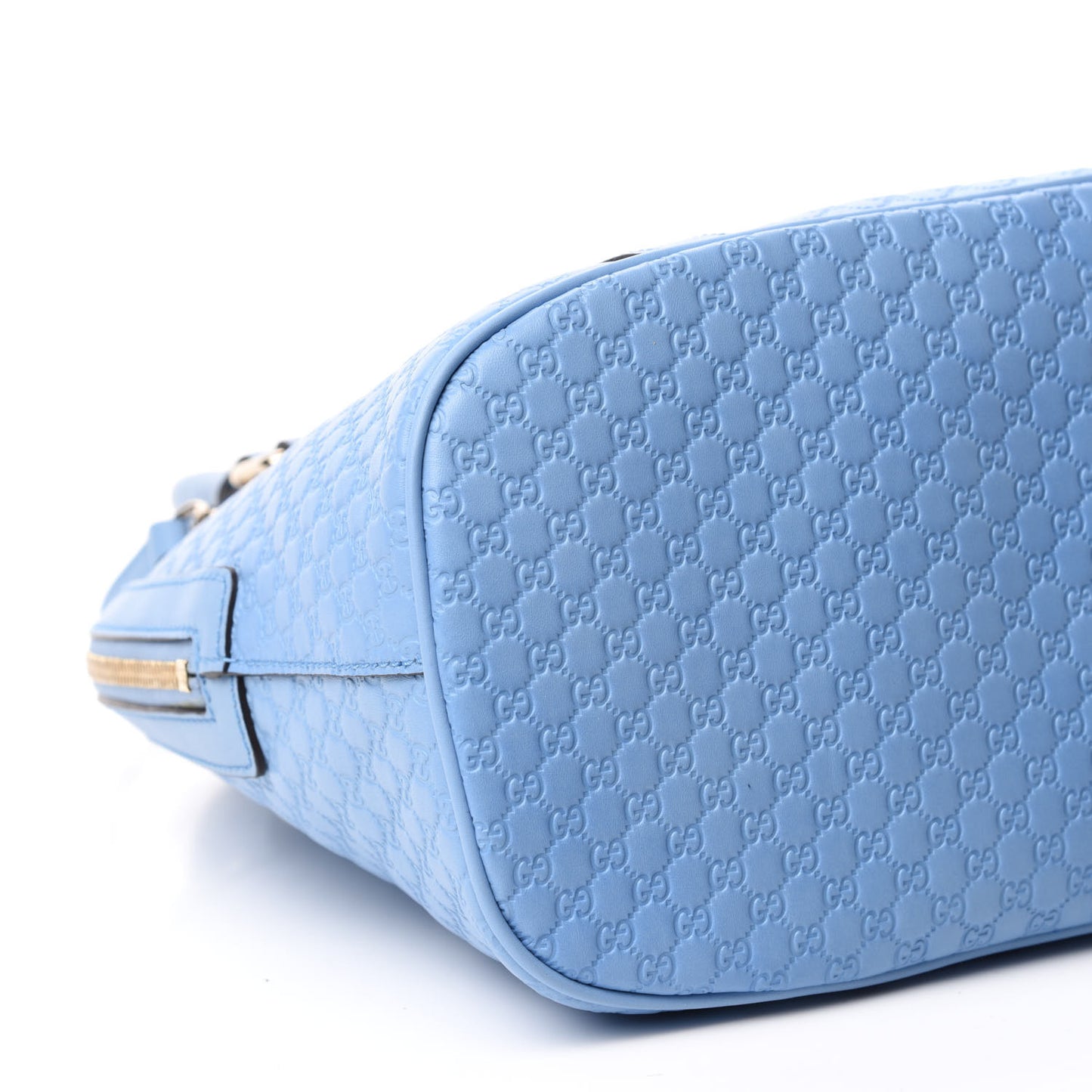 Microguccissima Medium Dome Bag Mineral Blue