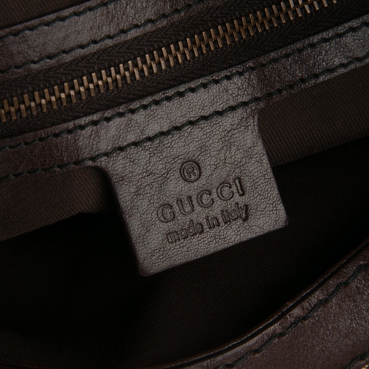Monogram Large Jockey Hobo Dark Brown