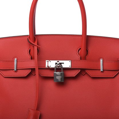Hermes Epsom Birkin 30 Rouge De Coeur 10 of 11
