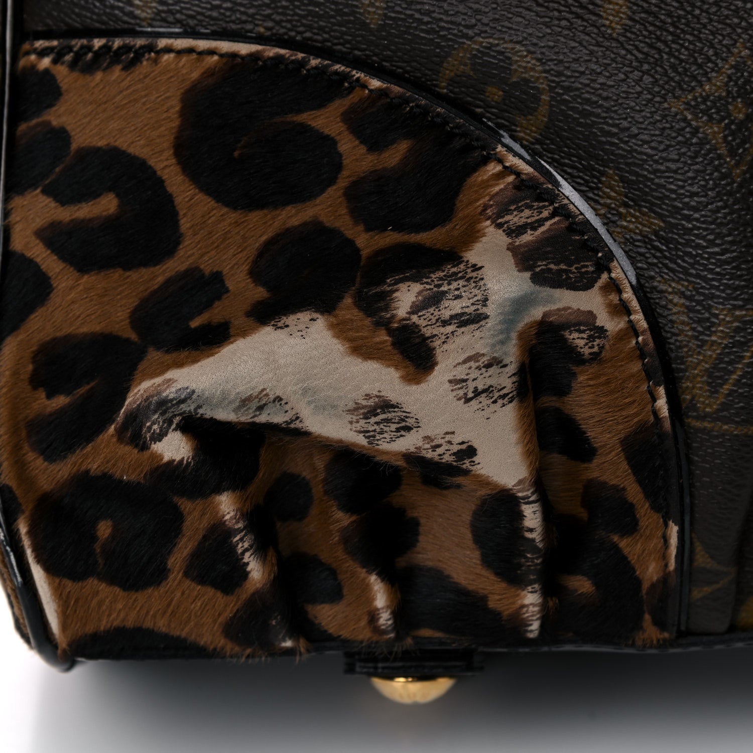 Louis Vuitton Monogram Leopard Adele 18 of 26
