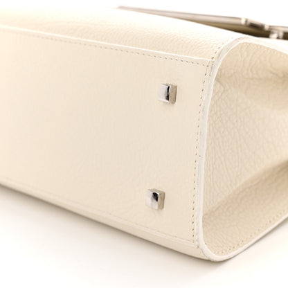 Delvaux Calfskin MM Tempete Satchel White 10 of 10