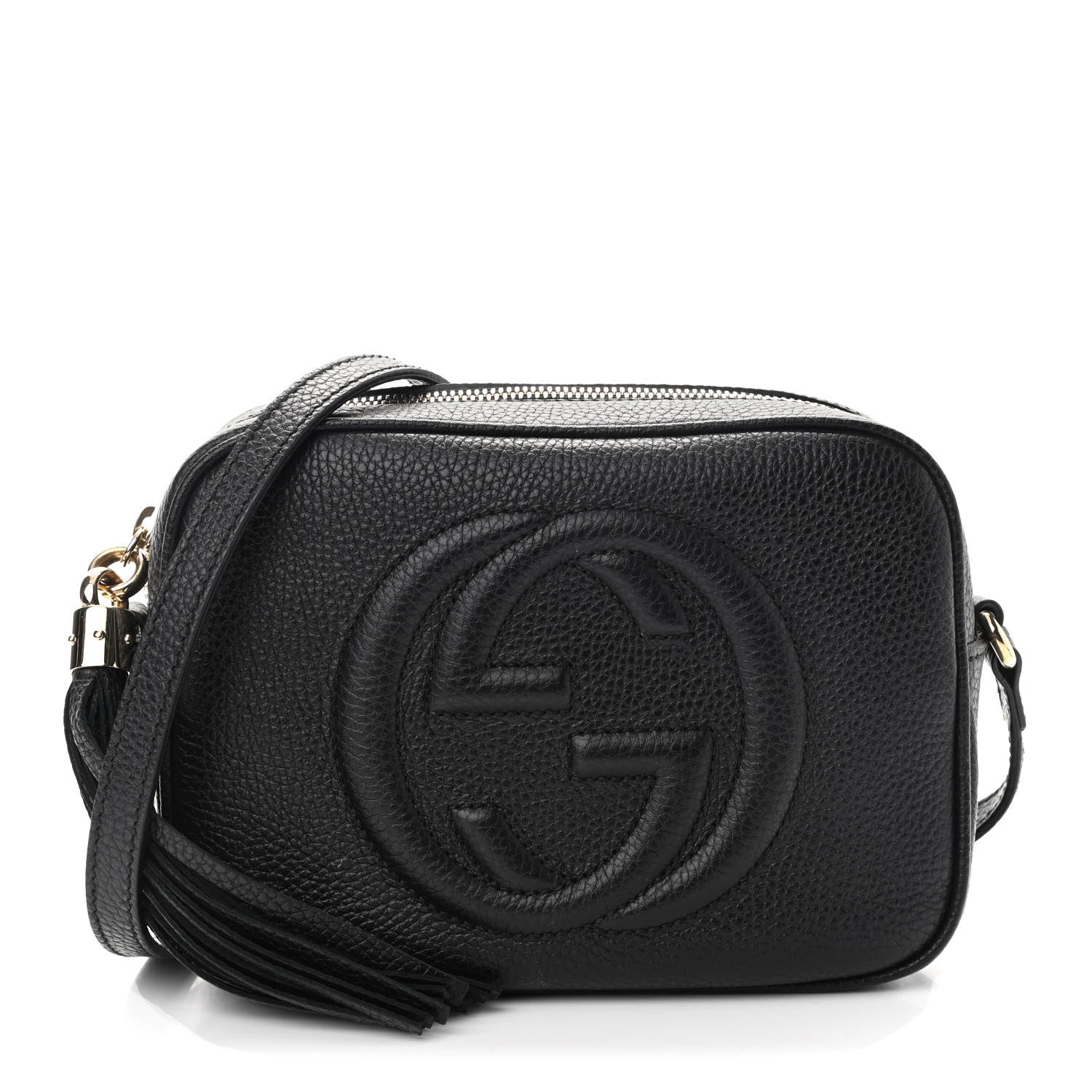 Gucci Pebbled Calfskin Small Soho Disco Bag Black 1 of 11
