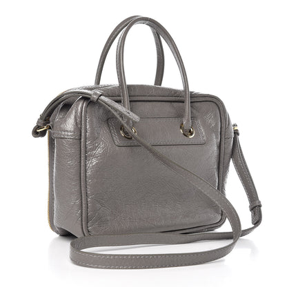 Balenciaga Agneau S Blanket Square Tote Gris Fumee 4 of 7