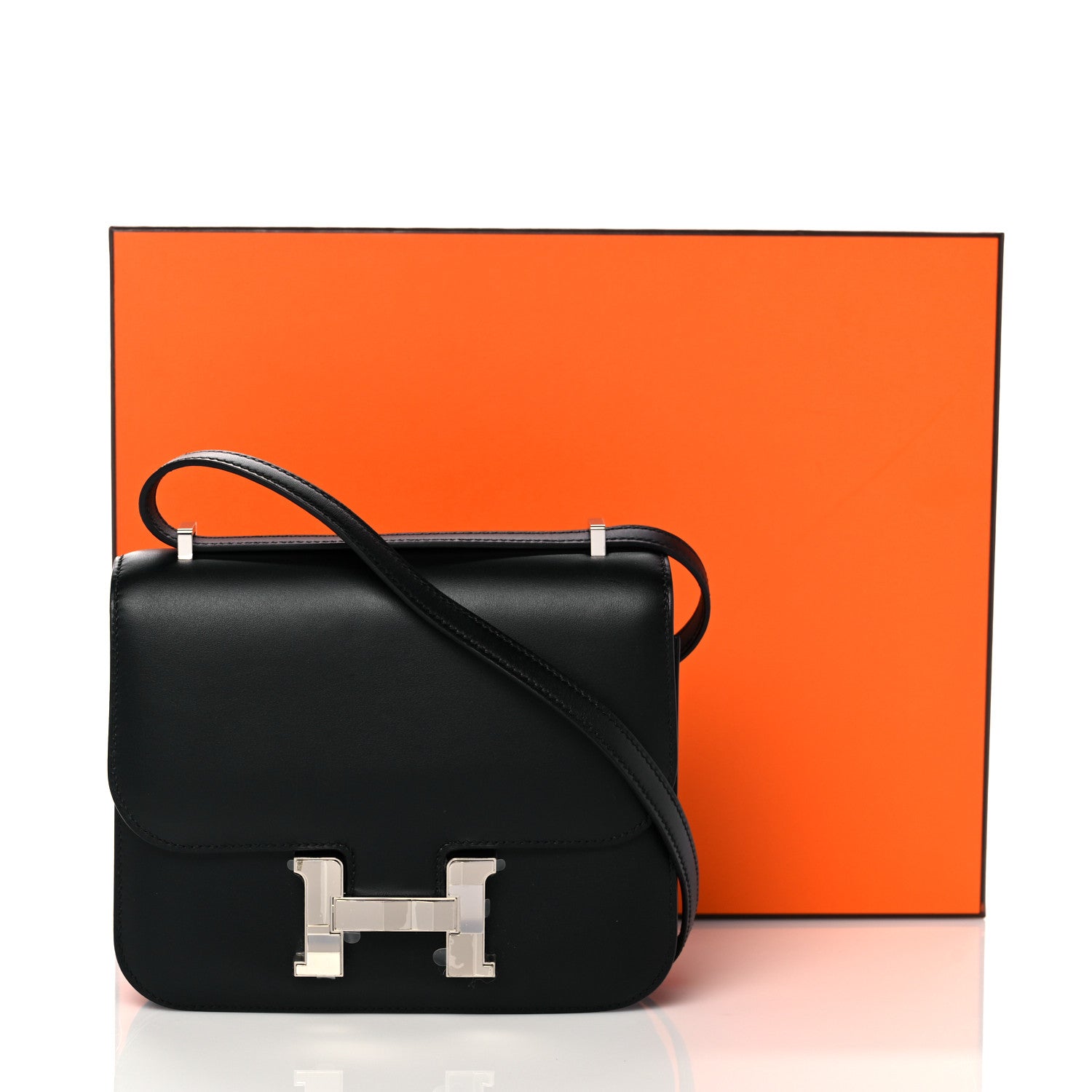 Hermes Veau Monsieur Mirror Constance 18 Black 10 of 10