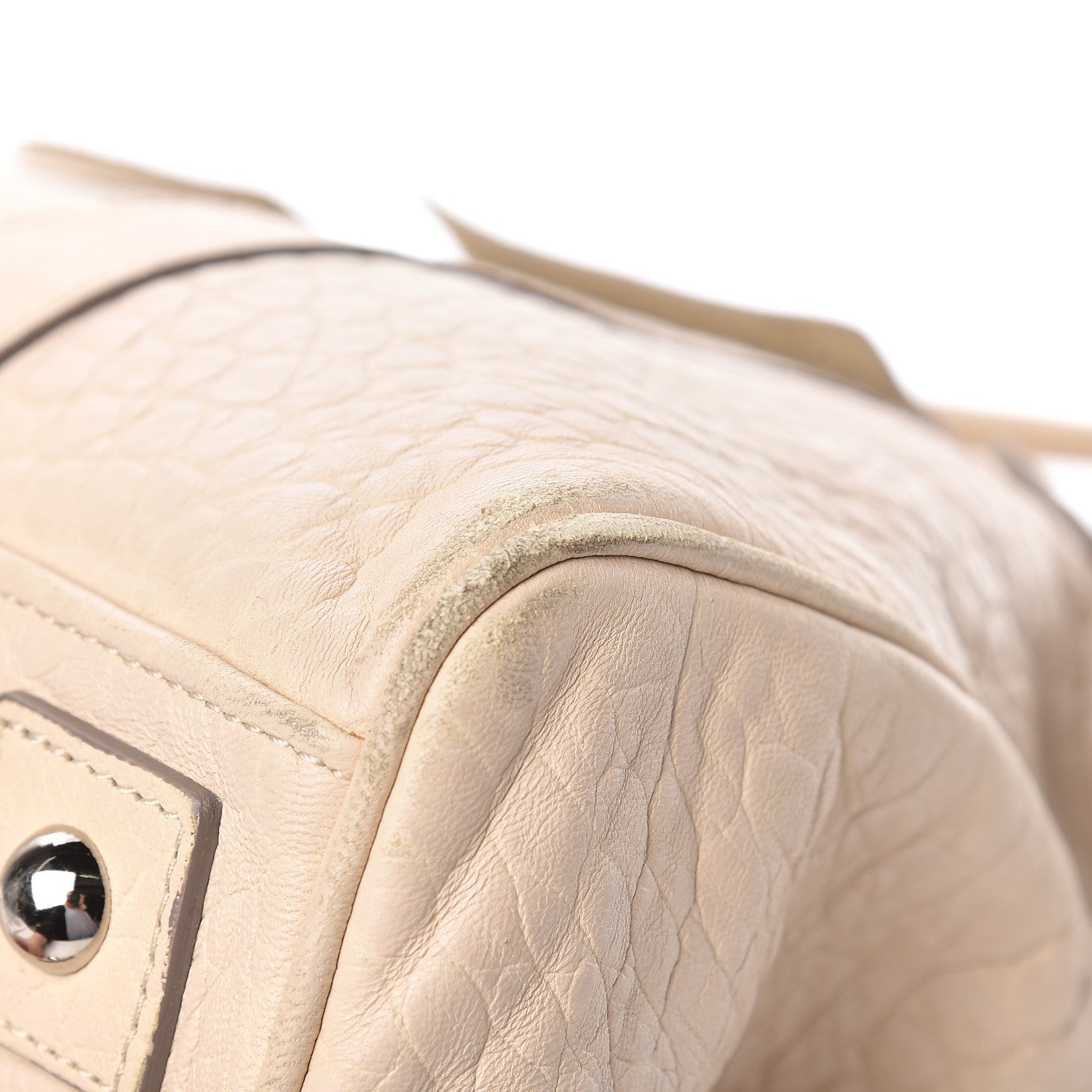 Mulberry Calfskin Crocodile Embossed Bayswater Snowball White 18 of 21