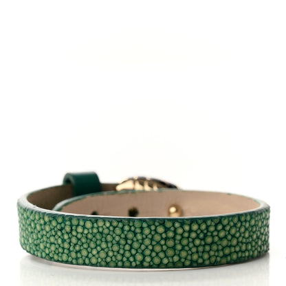Bulgari Galuchat Serpenti Forever Bracelet Green 3 of 4