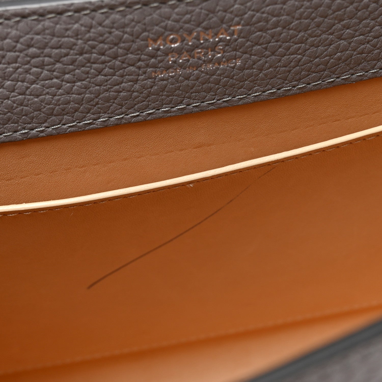 Moynat Taurillon Rejane MM Grey 10 of 13