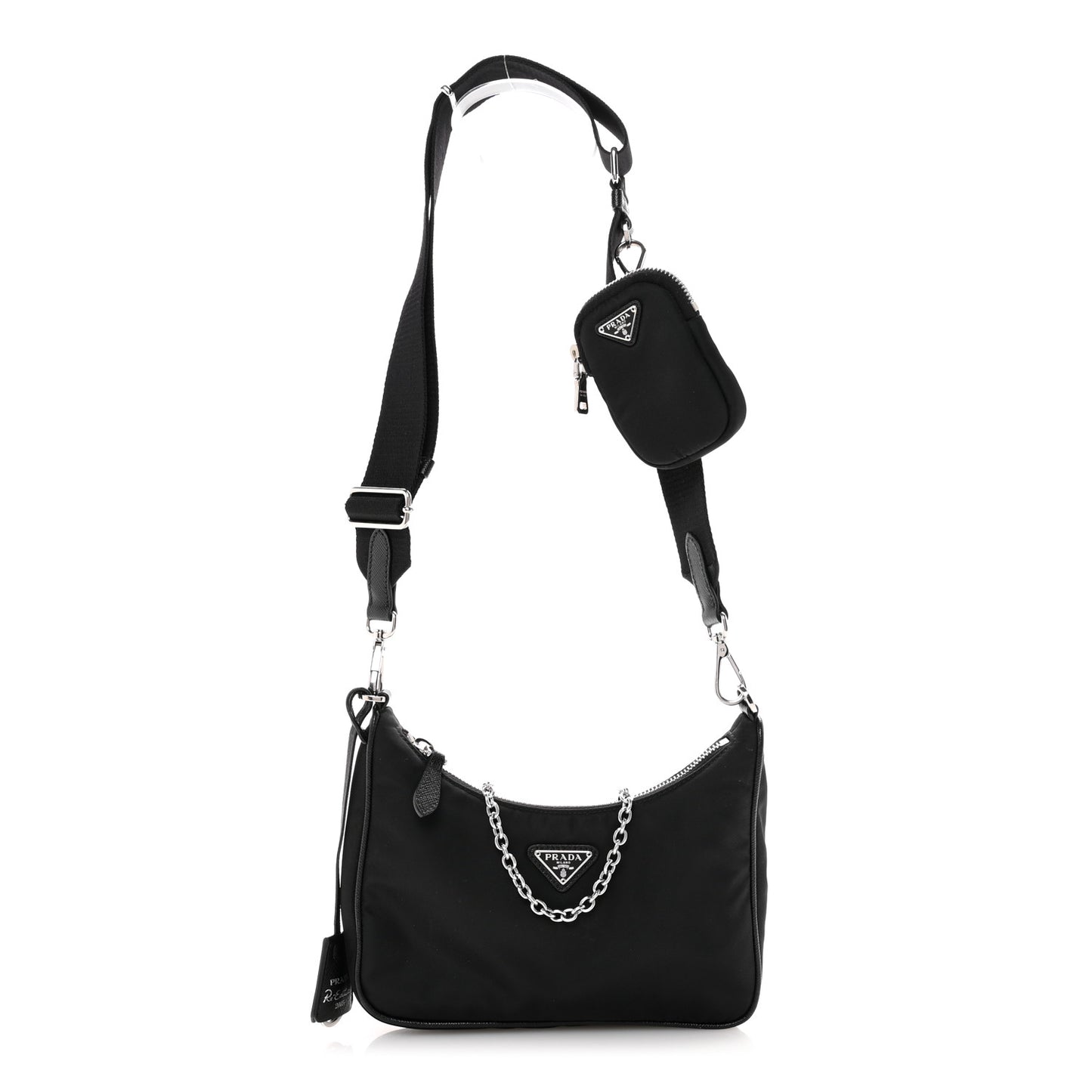 Nylon Re-Edition 2005 Shoulder Bag Black