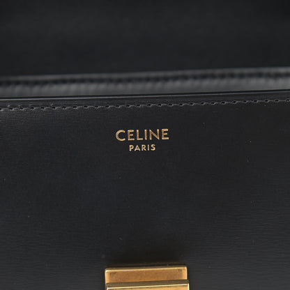Celine Box Calfskin Teen Classic Box Flap Bag Black 6 of 12