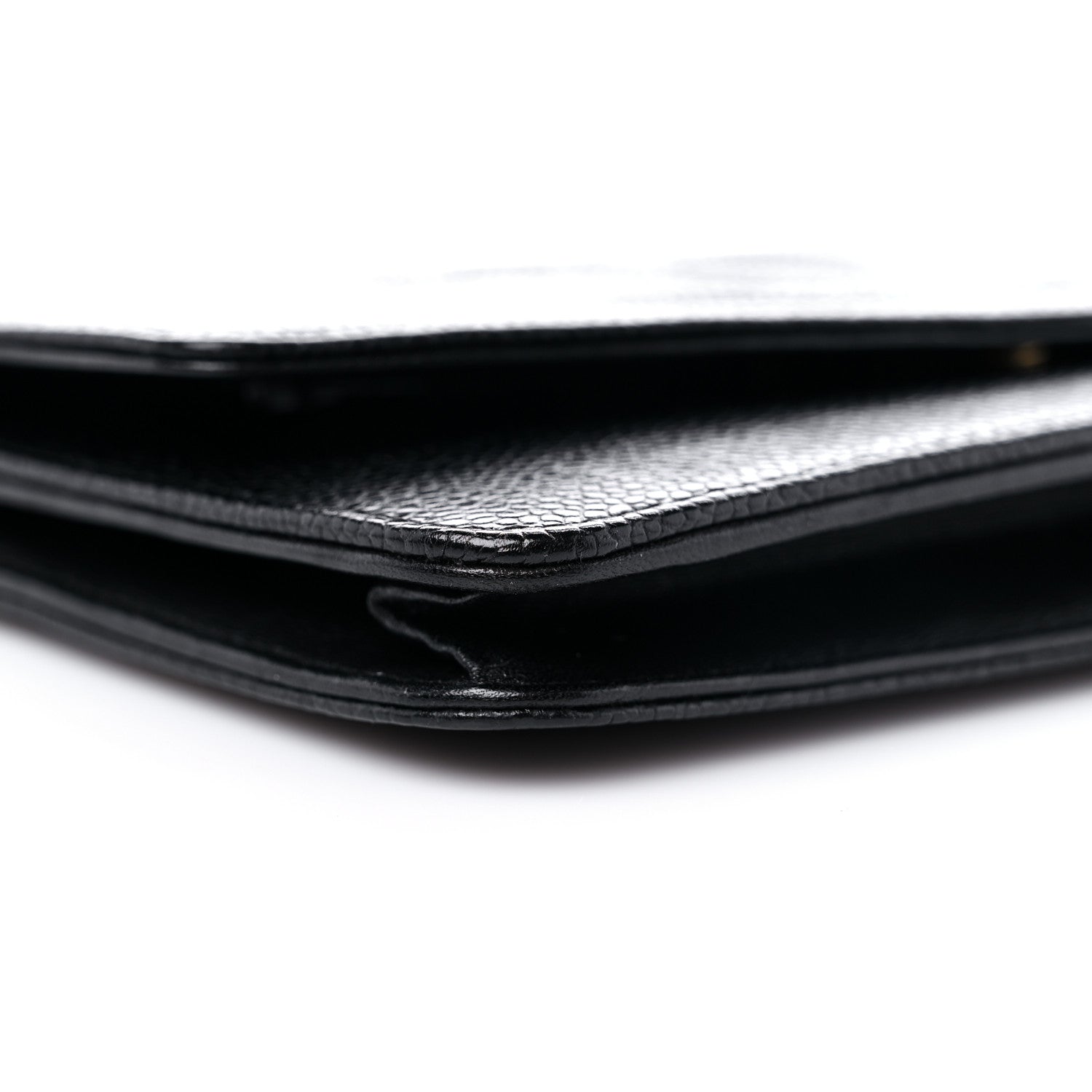 Chanel Caviar Timeless CC Wallet On Chain WOC Black 7 of 10