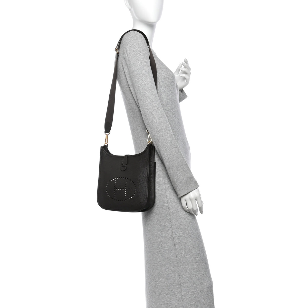 Hermes Taurillon Clemence Evelyne 23 Poche III Bai Brun 2 of 10
