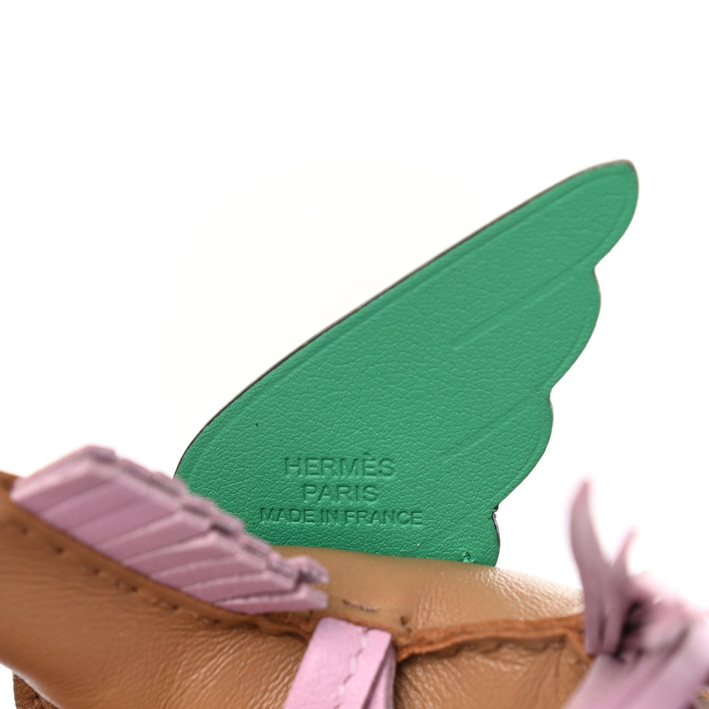 Milo Lambskin Grigri Rodeo Pegase Horse Bag Charm PM Chai Mauve Sylvestre Menthe
