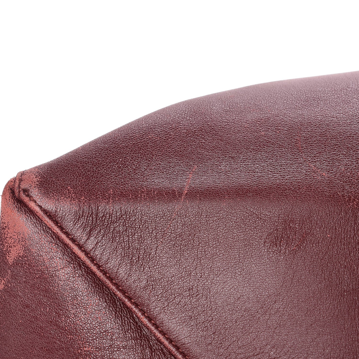 Celine Lambskin Horizontal Bi-Color Cabas Pink Rust 15 of 16